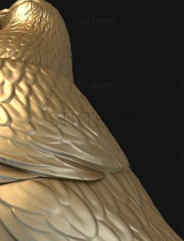 3D модель Сидящий голубь (STL)